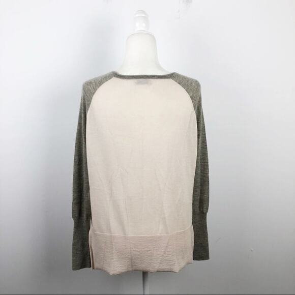 LOMA London 100% Cashmere Color Block Pullover Sweater XS - Picture 8 of 13